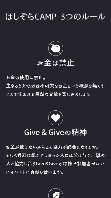 スマートフォン Webデザイン